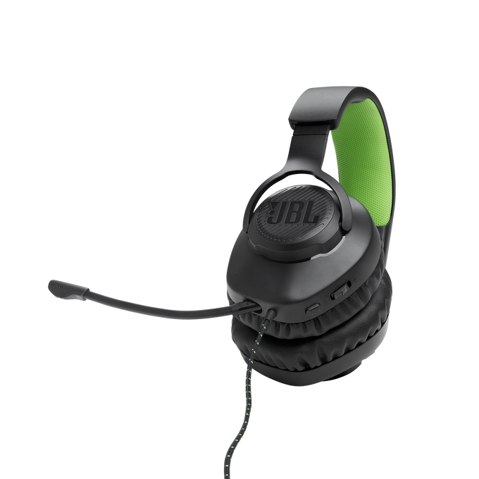 JBL Quantum 100X Console - Black - Wired over-ear gaming headset with a detachable mic - Detailshot 1 image number null